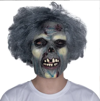 Zombi Maske Za Noč Čarovnic Walking Dead Ličila Stranka Grozo Latex Rekvizitov, Cosplay Mrtvaških Obraz Teror Pokrivala