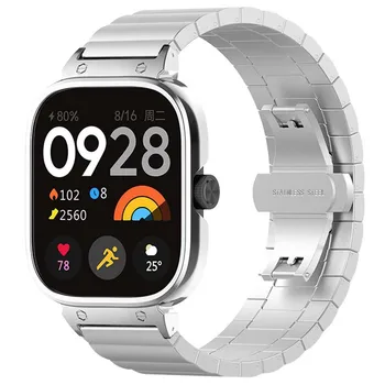 Za Xiaomi Redmi Watch 4 Smartwatch High end watch trak Za Redmi Watch4 Kovinska Zapestnica Watchband redmiwatch4 Zaščitni Pokrov