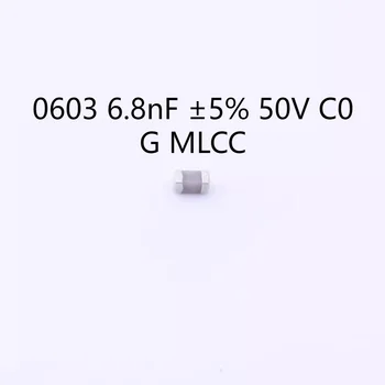 4000PCS/VELIKO CGA3E2C0G1H682JT0Y0N Kondenzator 0603 6.8 nF ±5% 50V C0G MLCC