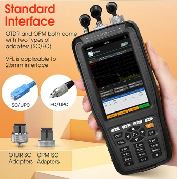 COMPTYCO AUA28U/APC Smart OTDR 1550nm z VFL/OPM/OL Zaslon na Dotik OTDR Optični Časovnem Reflectometer