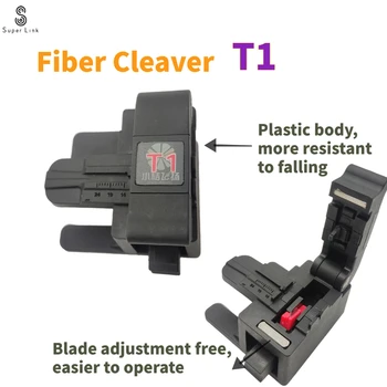 Fiber Cleaver T1 Plastičnih Cut Nož Optični Rezalno Rezilo prilagoditev Brezplačno Enostaven za Uporabo Hladno Contection Ftth orodje Nož