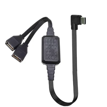 1 moški vtič 2 ženski svečke USB2.0 C OTG kabel podaljšek in diverter podatkovni kabel vstavite adapter diverter pretvornik 20 CM 30CM40CM