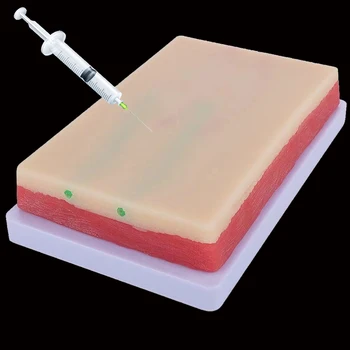Silikonski Šivanje Kože Model Medicinske IV Vbrizgavanje Modeli Venipuncture Vbrizgavanje Praksi Pad IV Usposabljanje Pad Dvojno Veke Šivanje