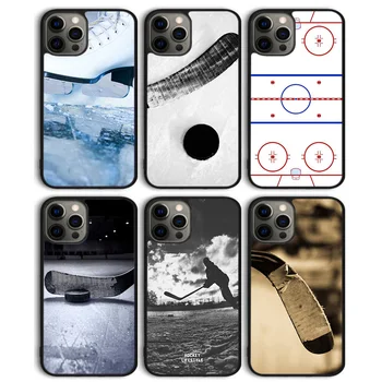 Vroče Šport Hokej na Ledu Primeru Telefon Nazaj Kritje za iPhone 15 SE2020 14 13 11 12 Max Pro mini XS XR X 8 Plus 7 6S Lupini Coque