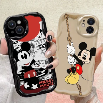 Risanke Disney Mickey Mouse Mehko Primeru Za Huawei Mate 60 Pro 50 40 30 P60 Umetnosti P50 P40 Lite P30 Nova 9 JV 10 11 Čast 80 90 Pokrov