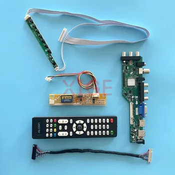 Za LP154WP1 N154C1 N154C2 N154C3 Krmilnik za Kartice USB+HDMI+VGA+AV+IR Zaslon 1440*900 1CCFL LVDS-30Pin DIY Komplet za DVB Digital Signal