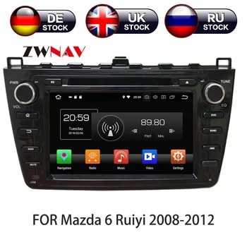 Android 10 4+64GB Z DSP Avto DVD Predvajalnik Za Mazda 6 Atenza 2008-2012 HD Satnav multimedia CD radio, GPS Navigacija Radio Stereo