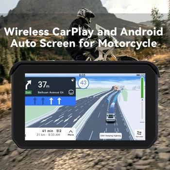 Bluetooth 5.0 Motocikel Carplay Motocikel Posebne Navigator 5 Palčni Zaslon na Dotik Ip65 Vodotesen GPS, Android Navigat