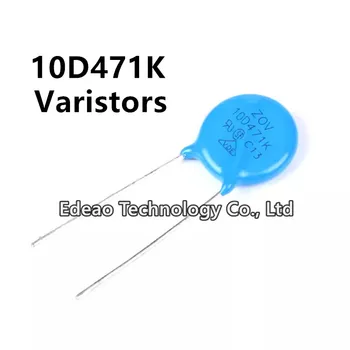 20pcs/veliko Varistors 10D471K 10D-471K 471KD10 470V premer: 10 mm