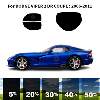 Precut nanoceramics avto UV Okno Odtenek Komplet Avtomobilsko Okno Film Za DODGE VIPER 2 DR COUPE 2006-2011