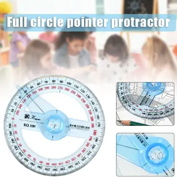 Rotacijski Lahek. Full Circle sučno Šolske Potrebščine Pisarniško Goniometer orodja za Merjenje Merilnikom. Kazalec Kota Vladar