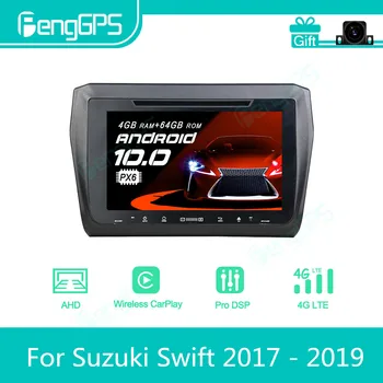 Za Suzuki Swift 2017 2018 2019 Android Avto Radio Stereo Multimedijski Predvajalnik DVD-jev, 2 Din Autoradio GPS Navigacija PX6 Enota Zaslon