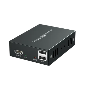 POC Uncompression Brez Odlašanja USB HDMI KVM Extender 60M nad Cat5/6 Etherne 1080P Video Sinhronizacije Pošlje Podporo Tipkovnico, Miško