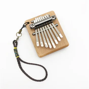 8 Ključni Mini Kvadratnih Kalimba Palec Klavir Neodvisno Prenosni Glasbeni Instrument Srčkan Dober Zvok Prst Tolkala Darilo Za Otroke