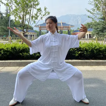 Črno Siva, Tai chi Trdna Bombaž 6 Barve Visoke Kakovosti Wushu Kung fu Oblačila za Otroke, Odrasle Borilne veščine Wing Chun Obleko