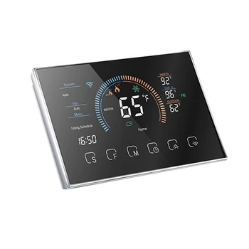 Smart Termostat Za Dom Programabilni Digitalni Termostat Varčevanje z Energijo, C-Žice Adapter Vključeni, DIY Namestitev