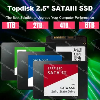 Visoke Hitrosti SSD Sata 1TB 2TB Trdi Disk Sata3 2.5 Inch 4TB TLC 560MB/S Notranji ssd Pogonov Za Prenosni In Namizni računalnik