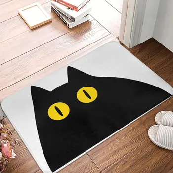 Black Cat Kopel Mat Fat Cat Preproga Kuhinja Preprogo Vhodna Vrata Preprogo Doma Dekoracijo