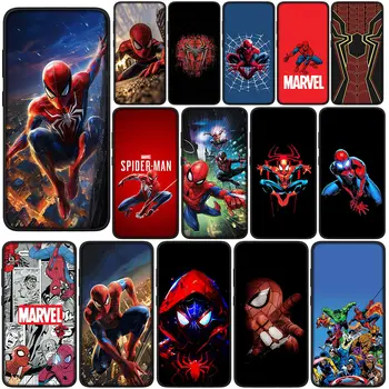 Spiderman Marvel Spider Man mobilni Telefon, Ohišje za Samsung Galaxy Note 20 Ultra 10 8 9 S10 Lite S9 A6 A8 Plus A9 Funda Mehko Ohišje