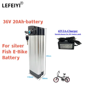 36V 20AH litij-ionska baterija primerna za Srebrno Rib električnih koles 500W 750W 1000W 42V 15AH BMS 18650