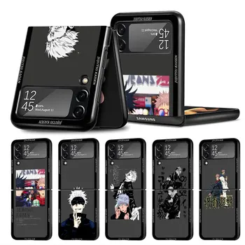 Jujutsu Kaisen Anime Tanke Zložljivo Ohišje za Samsung Galaxy Ž Flip3 Flip 4 Flip 5 5 G Flip 3 Mobilni Telefon Kritje Fundas