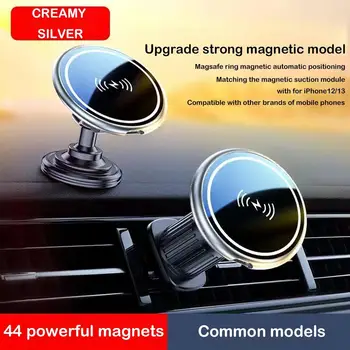 Za MagSafe Magnetni Telefoni Brezžični Polnilnik Za IPhone 14 13 12 Samsung Avtomobilsko Držalo Stojalo