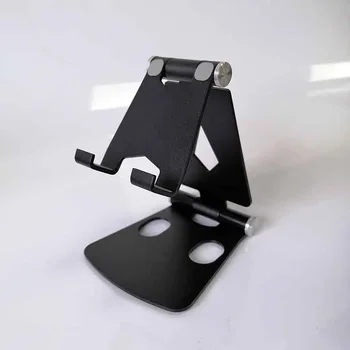 Namizje aluminij nosilec phablet mobilni telefon univerzalni namizni nosilec tri krat zložljivi nosilec