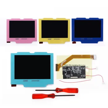 Modra/Roza/modro-zelena/Rumena Multi-Barvni Touch Različica 8Color Modeli V2 IPS Osvetlitev ozadja (Svetlost LCD Kit Za Game Boy Advance SP SP GBA
