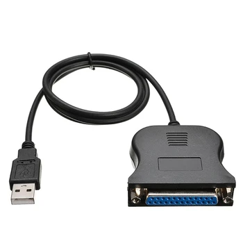 2Pcs USB, Vzporedni vmesnik Za Tiskalnik USB 2.0 Moški DB25 Ženski, Parallel Port, IEEE 1284 Napajalnik Za Računalnik
