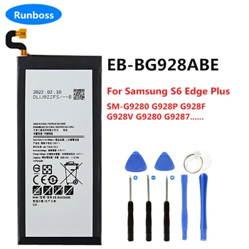New Visoke Kakovosti EB-BG928ABE EB-BG928ABA Nadomestna Baterija Za Samsung GALAXY S6 rob Plus G9280 G928F G928V S6 robu+