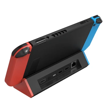 Za Preklop Polnjenje Dock Postajo USB Adapter Za Nintendo Stikalo S 4K HD Video Pretvornik Stand-B