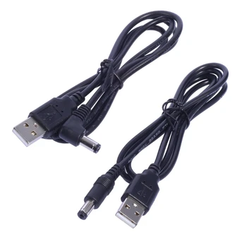1m USB na DC5.5 x 2.1 mm napajalni Kabel za Elektronski Klavir LED Luči Napajalni Kabel HXBE
