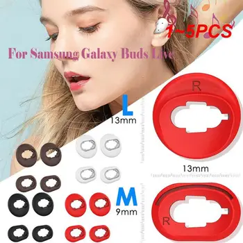 1~5PCS Mehkih Silikonskih Čepkov Kritje Eartips Ušesni Čepi za SAMSUNG -Galaxy Brsti živo Brezžične Slušalke