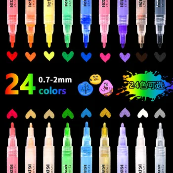 Akril Lep Kovinski Svinčnik Barva barvanje Multi-funkcijo kaligrafija praksi, Posebno Pero za študente