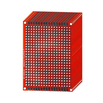 10PCS PCB Odbor rdečega dvostranski Odbor 5*7 CM PCB DIY Univerzalna elektronska Vezja