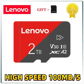 Lenovo 2TB SD Memory Card 1TB 512GB Mikro TF/SD 256GB A2 V30 Mini SD 128GB Tarjeta De Memoria Za Nintendo Stikalo Ps5