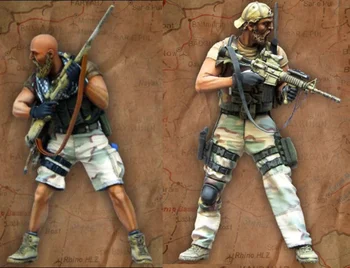 1/35 Smolo Slika Model Komplet GK Sodobne ameriške Vojske, Posebne Vojak 2 Nesestavljeni in Unpainted DIY Igrače