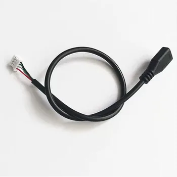 1pcs MICRO USB Ženski jack PH2.0 4P Priključek Line Varjenje-prosti Priključek Podatkov Žice Android Podaljšek 30 cm