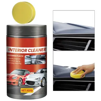 Car Interior Cleaner Wax Avto Notranje zadeve Podrobno Čistilo 100 g Blago brez vonja čistila za Avtomobilske Avto SUV Vozila