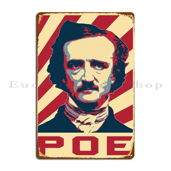 Edgar Allan Poe Propaganda Kovinski Znak Kino Klasična Zidana Modelov Tiskanje Tin Prijavite Plakat