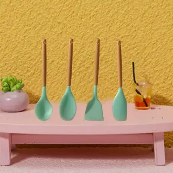 1 Nastavite Trajen Večnamensko Lepe Izdelave Kuhinjsko Lopatico Set Model, Okras Kuhinji Igrače Miniaturne Igrače