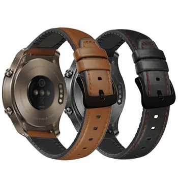 Silikon Usnje Watchband Za Huami Amazfit GTR 47mm / GTR 2 2E/ GTR 3 Pro Watch Trak Amazfit GTS 2 2E 3 Bip Zapestnica Band