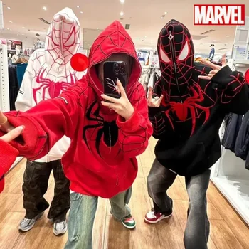 Novo Čudo Spider Man Hoodies 3d Digitalni Tisk Hooded Moda Hip-hop Sweatshirts Zadrgo Na Vrh Ženske Moški Oblačila Suknji